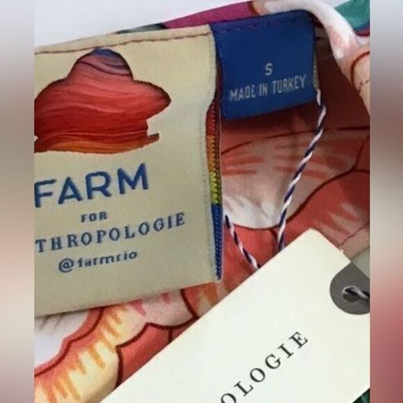 Anthropologie Farm Rio Eulalie Wide-Leg Jumpsuit Floral Pastel Size Small New - Picture 2 of 16